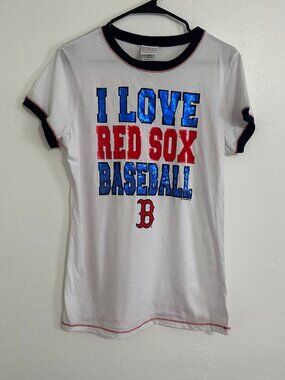 Boston Red Sox 5th & Ocean Ringer Tee XL NWT